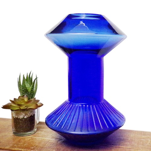 Cobalt blue glass - blue, large