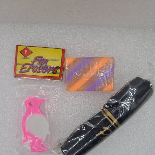 Rare vintage erasers - rare,