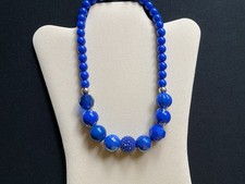 Chunky Royal Blue Beads