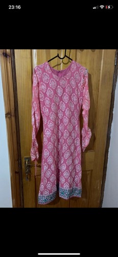 Ladies pink embroidered sewn - ladies,