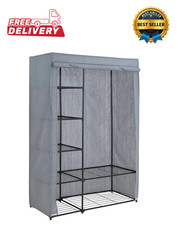 Double covered wardrobe - double,
