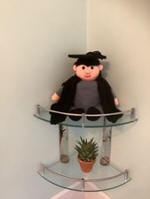 Graduate hand knitted toilet roll cover