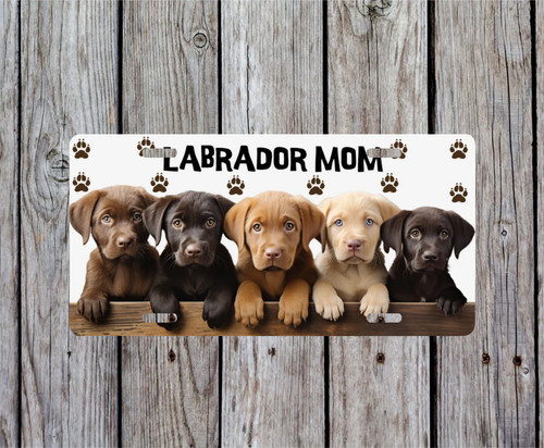 Labrador mom novelty - mom, license