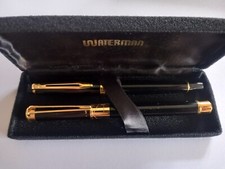 2 x Waterman fountain pens 1 x Expert & 1 x Perspective in case