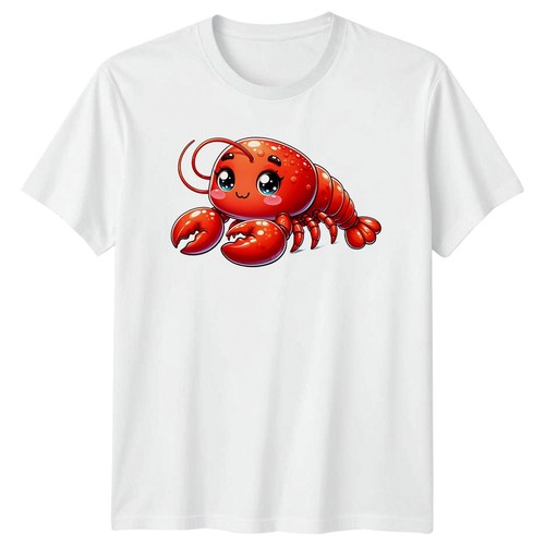 Cute kawaii lobster - lobster, marine