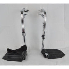  Swingaway Footrests x2 Chrome