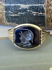 Gents 9ct Gold & Hematite