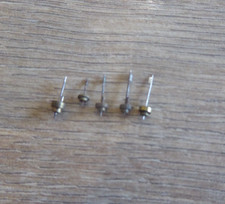 5 FUSEE VERGE FLAGGED POCKET WATCH  BALANCE STAFFS FOR THE WATCHMAKER