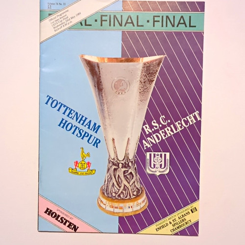 Uefa cup final programme - uefa,