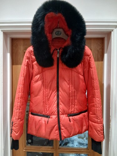 Womens red down jacket - womens,