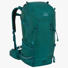 Highlander Summit 40L Rucksack Leaf Green Hiking Backpack RUC261