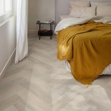 Pale Beige Classic Herringbone
