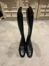 Black Leather Petrie Dressage Boots New