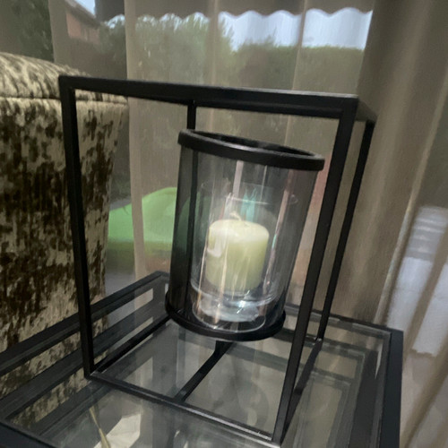 Rectangular metal glass - rectangular, &
