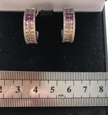 QVC Diamonique 925 Silver Earrings BNWOT