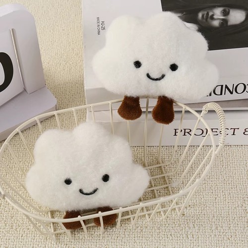 Cute smiling cloud plush - smiling,
