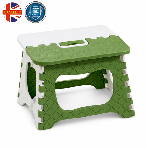 Folding step stool plastic - folding,