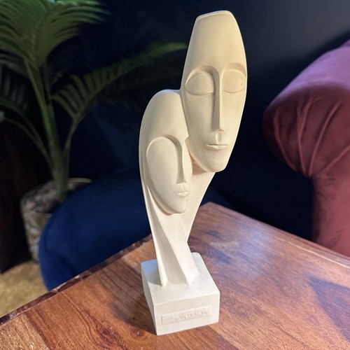 Abstract alabaster couple - abstract,