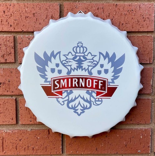 Smirnoff vodka white metal - smirnoff,