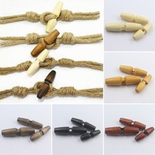 10pcs Wooden Toggle Buttons