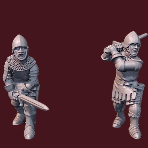 Knights bascinets hand - knights,