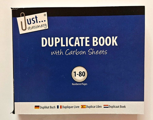 Duplicate book invoice - duplicate,