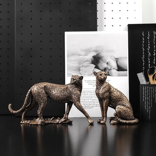 Cheetah statue resin - resin, panther