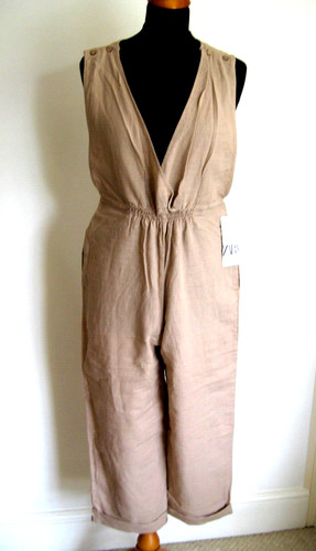 Zara linen blend cropped - zara,