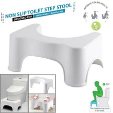 Bathroom Toilet Squatty Step Stool Squat Aid Constipation Relief Piles Foot Step