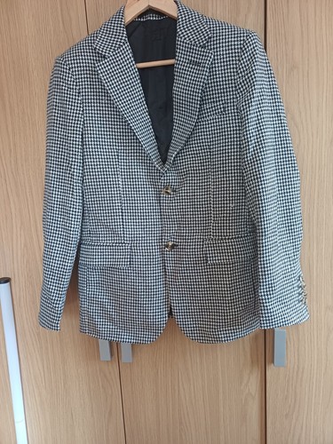 Black white houndstooth - black, &