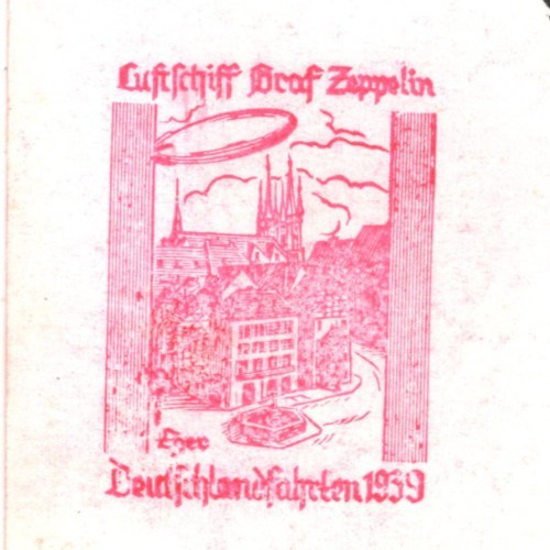 Germany card zeppelin - germany,