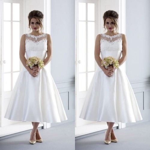 Classic wedding dresses satin - classic,