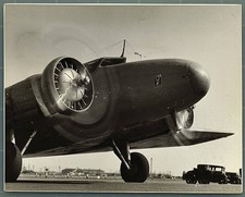 Partial view of an airplane