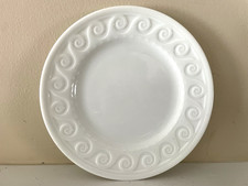 Set of 6 Bernardaud Louvre Dessert/Bread Plate Embossed White Back Stamp