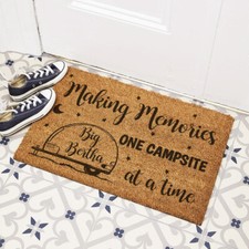 Personalised Making Memories Caravan Camper Van Door Mat