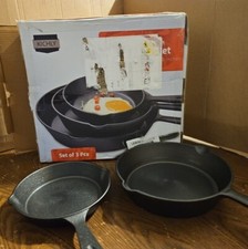 KICHLY 2 Pcs Cast Iron