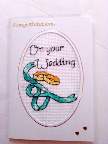 Wedding day card completed - wedding,