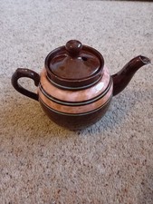 Vintage Brown Betty Teapot