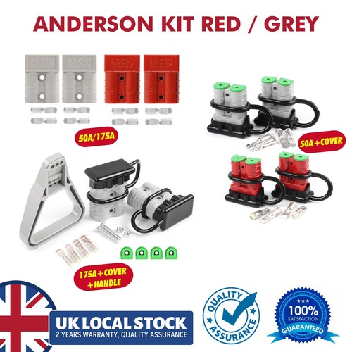 10pcs grey red anderson - 2/10pcs, grey/red