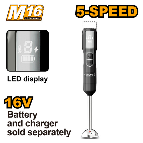 Ingco hand blender - hand, 16