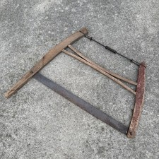 Vintage Antique Cross Cut Wood