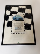 FRAMED Original 1992 Mk3 Vauxhall Astra GSi Triplex Magazine Advert Man Cave