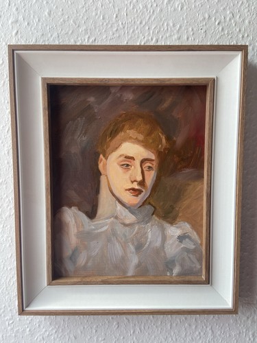 Oil painting portrait - oil, of