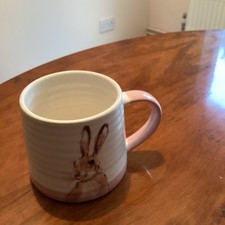 Bunny Mug In Lovely Pink And White