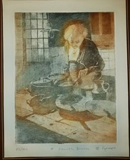 MARGERY RYERSON Color Etching