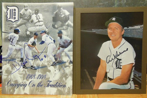 Kaline autographed 8x10 - kaline,