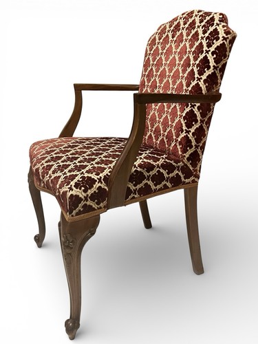 Antique upholstered armchair - upholstered,
