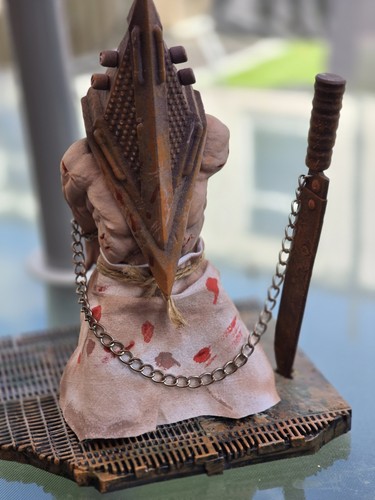 Pyramid head overdog figurine - pyramid,