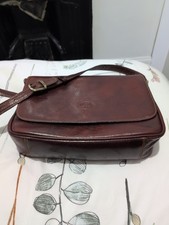 Tony Perotti Italian Leather Ladies Shoulder Bag (Tan)