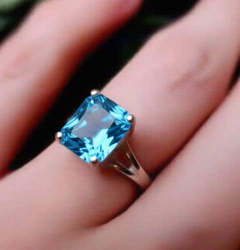 Swiss blue topaz gemstone - topaz,